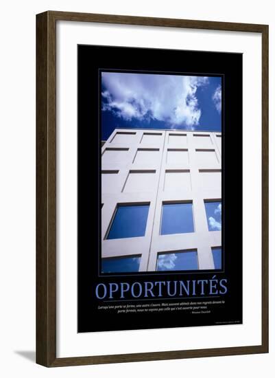 Opportunités (French Translation)-null-Framed Photo