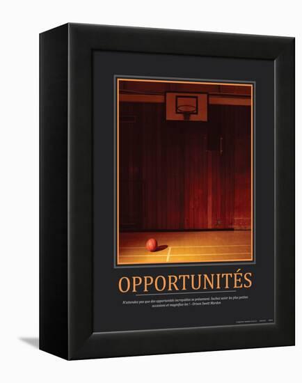 Opportunités (French Translation)-null-Framed Stretched Canvas