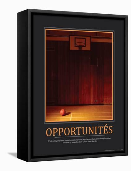 Opportunités (French Translation)-null-Framed Stretched Canvas