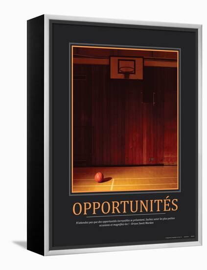 Opportunités (French Translation)-null-Framed Stretched Canvas