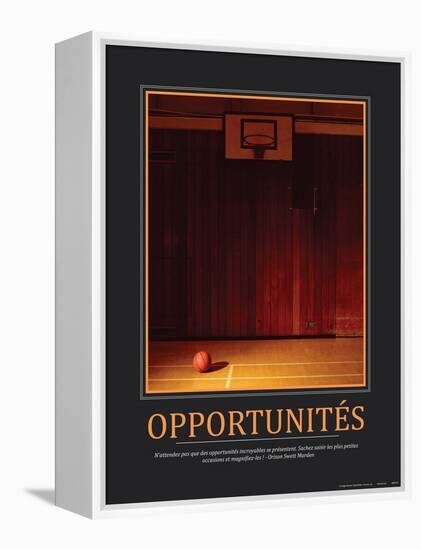 Opportunités (French Translation)-null-Framed Stretched Canvas