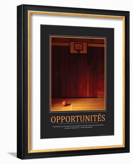 Opportunités (French Translation)-null-Framed Photo