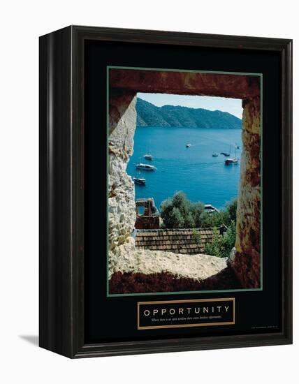 Opportunity - Window-Unknown Unknown-Framed Stretched Canvas