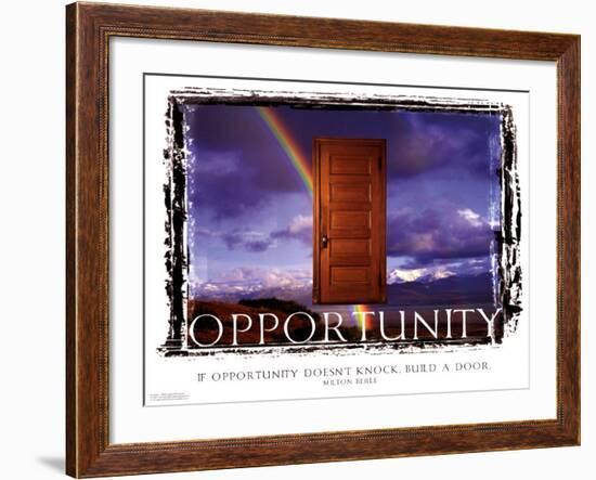 Opportunity-null-Framed Art Print