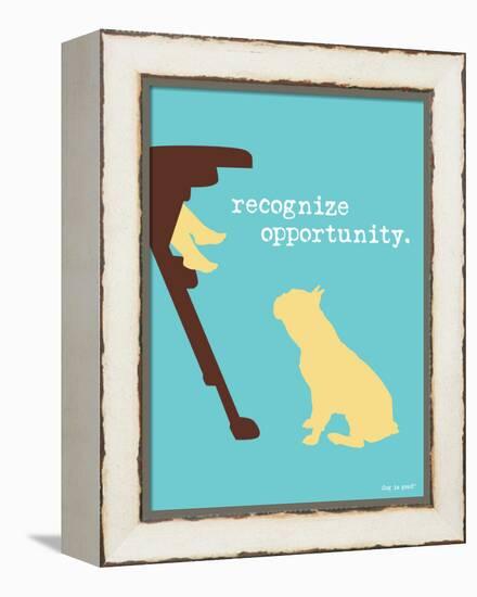 Opportunity-Dog is Good-Framed Stretched Canvas