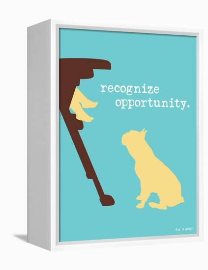 Opportunity-Dog is Good-Framed Stretched Canvas