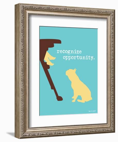 Opportunity-Dog is Good-Framed Art Print