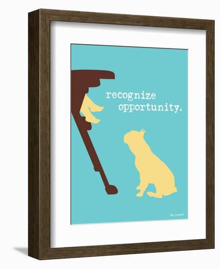 Opportunity-Dog is Good-Framed Art Print