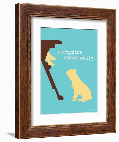 Opportunity-Dog is Good-Framed Art Print