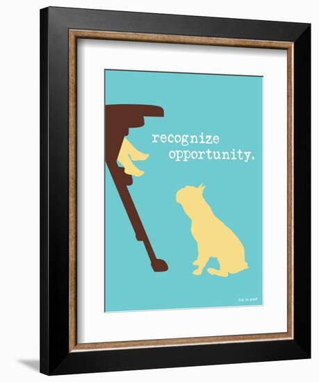 Opportunity-Dog is Good-Framed Art Print