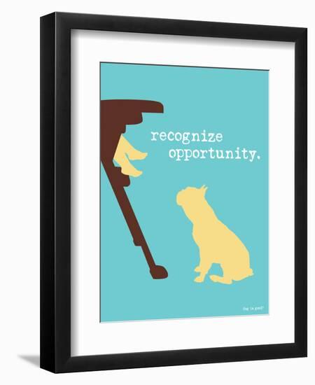 Opportunity-Dog is Good-Framed Art Print