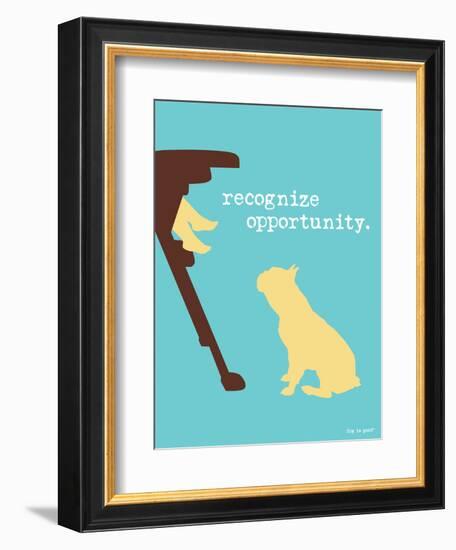 Opportunity-Dog is Good-Framed Art Print