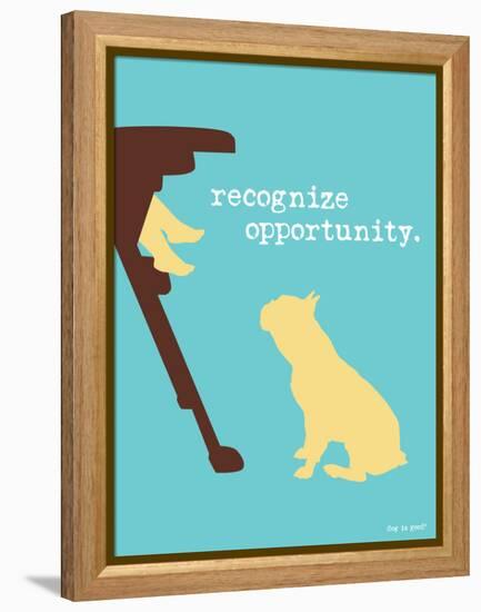 Opportunity-Dog is Good-Framed Stretched Canvas