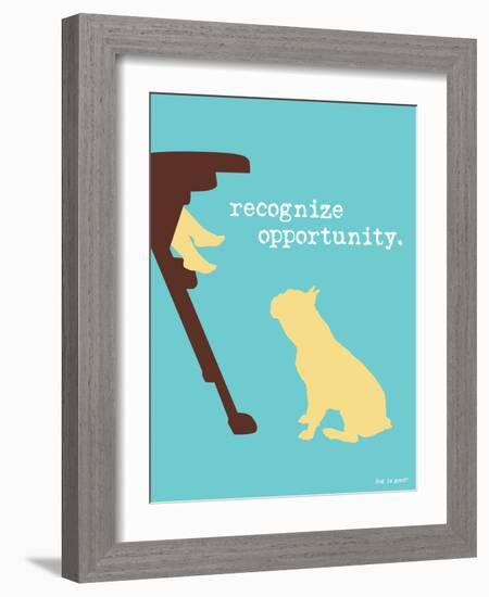 Opportunity-Dog is Good-Framed Art Print