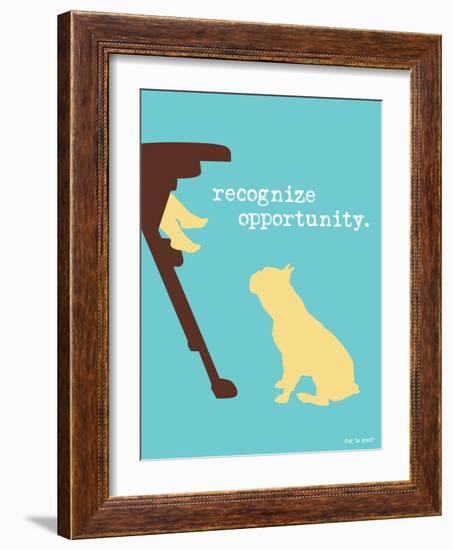 Opportunity-Dog is Good-Framed Art Print