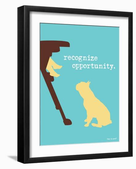 Opportunity-Dog is Good-Framed Art Print