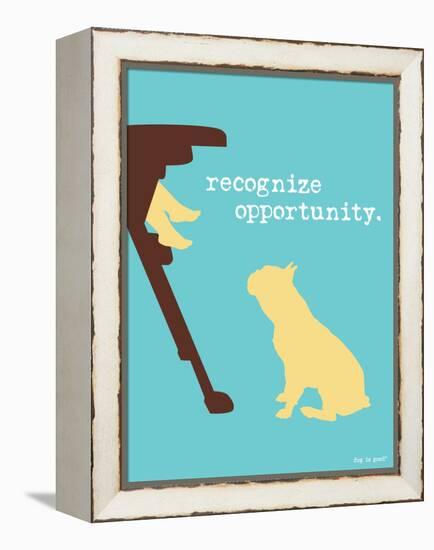 Opportunity-Dog is Good-Framed Stretched Canvas