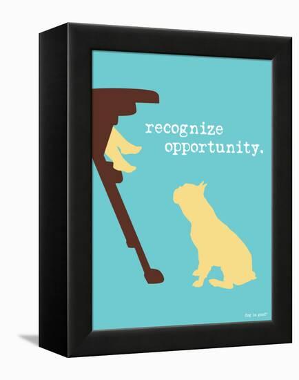 Opportunity-Dog is Good-Framed Stretched Canvas