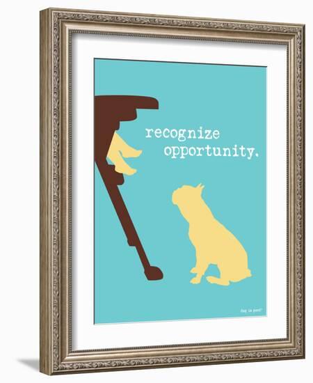 Opportunity-Dog is Good-Framed Art Print