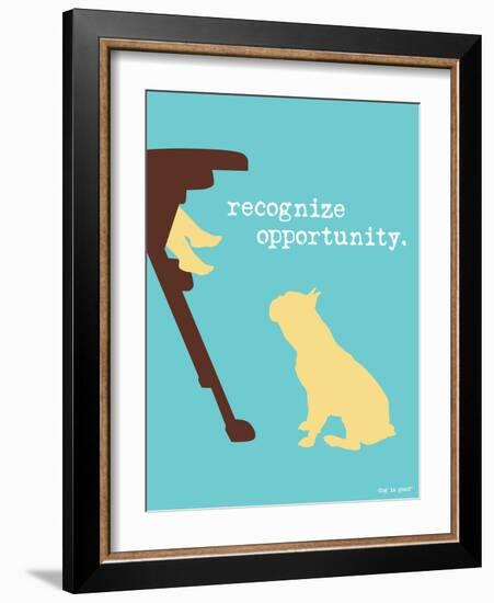 Opportunity-Dog is Good-Framed Art Print