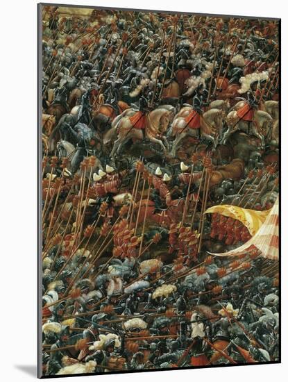 Opposing Armies, Detail from the Battle of Alexander at Issus, 1529-Albrecht Altdorfer-Mounted Giclee Print