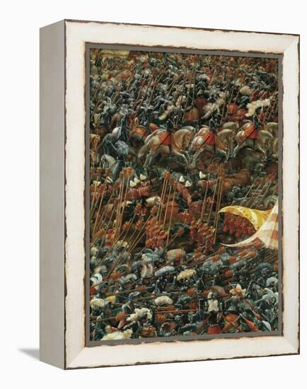 Opposing Armies, Detail from the Battle of Alexander at Issus, 1529-Albrecht Altdorfer-Framed Premier Image Canvas