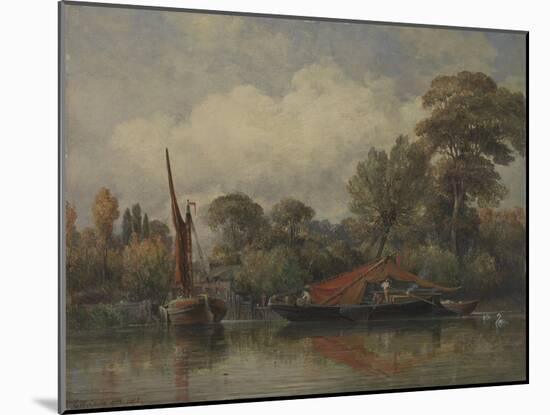 Opposite My House at Barnes, 1862-Edward William Cooke-Mounted Giclee Print