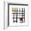 Opposition of Lines: Red and Yellow-Piet Mondrian-Framed Giclee Print