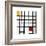 Opposition of Lines: Red and Yellow-Piet Mondrian-Framed Giclee Print