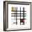 Opposition of Lines: Red and Yellow-Piet Mondrian-Framed Giclee Print