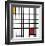 Opposition of Lines: Red and Yellow-Piet Mondrian-Framed Art Print