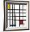 Opposition of Lines: Red and Yellow-Piet Mondrian-Framed Art Print