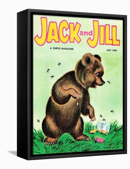 Opps! - Jack and Jill, July 1963-Irma Wilde-Framed Premier Image Canvas