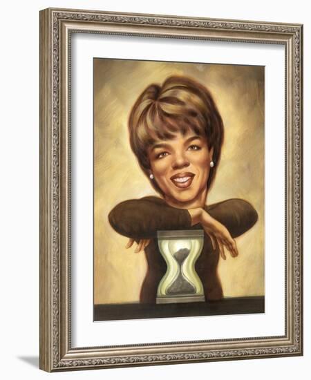 Oprah Winfrey, 2010 (Acrylic on Illustration Board)-Anita Kunz-Framed Giclee Print