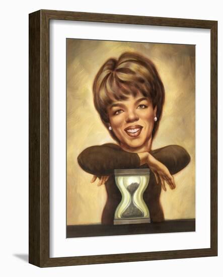 Oprah Winfrey, 2010 (Acrylic on Illustration Board)-Anita Kunz-Framed Giclee Print