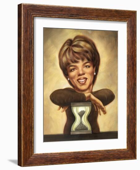 Oprah Winfrey, 2010 (Acrylic on Illustration Board)-Anita Kunz-Framed Giclee Print