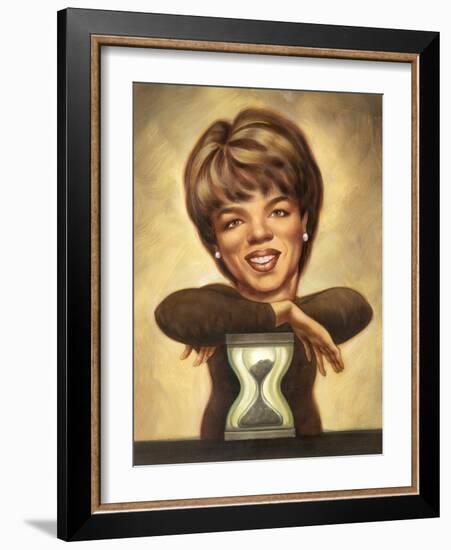 Oprah Winfrey, 2010 (Acrylic on Illustration Board)-Anita Kunz-Framed Giclee Print