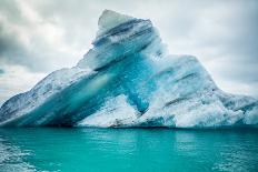 Icebergs Floating. Ices and Icebergs. Glacier-Oprea George-Framed Photographic Print