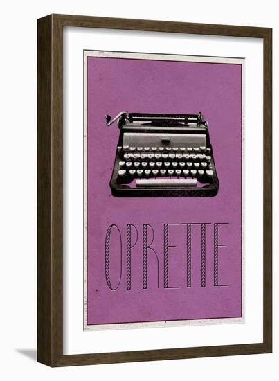 OPRETTE (Danish -  Create)-null-Framed Art Print