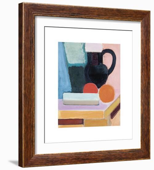 Opstilling med to Appelsiner, 1940-Vilhelm Lundstrom-Framed Premium Giclee Print