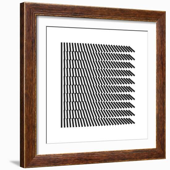 Optica-Simon C^ Page-Framed Giclee Print