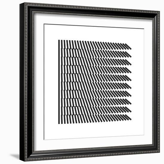 Optica-Simon C^ Page-Framed Giclee Print