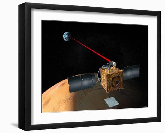 Optical Communications System on NASA's Mars Telecommunications Orbiter-Stocktrek Images-Framed Photographic Print