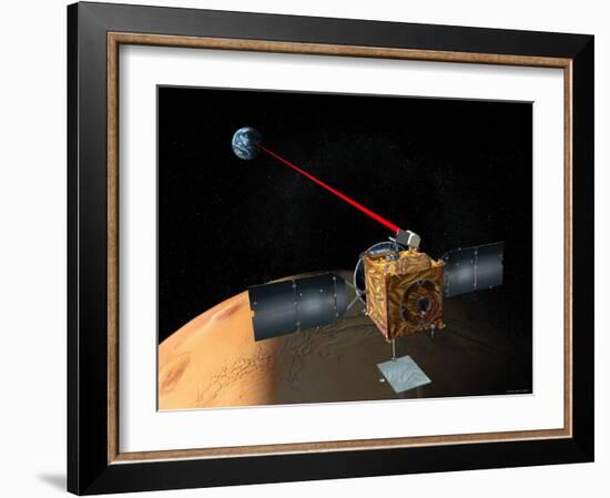 Optical Communications System on NASA's Mars Telecommunications Orbiter-Stocktrek Images-Framed Photographic Print