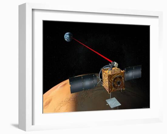 Optical Communications System on NASA's Mars Telecommunications Orbiter-Stocktrek Images-Framed Photographic Print