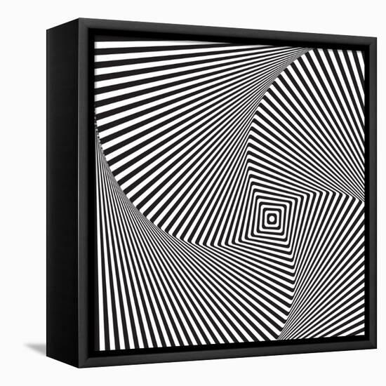 Optical Illusion-AnaMarques-Framed Stretched Canvas
