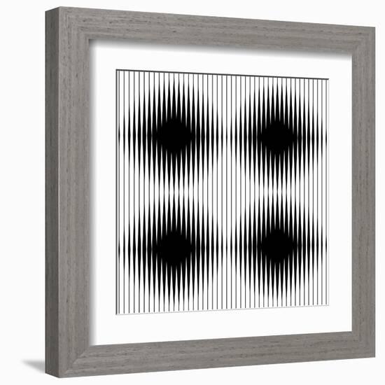 Optical Illusion-traffico-Framed Art Print