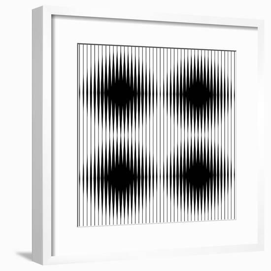 Optical Illusion-traffico-Framed Premium Giclee Print