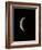 Optical Image of a Waning Crescent Moon-John Sanford-Framed Photographic Print