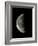 Optical Image of a Waning Half Moon-John Sanford-Framed Photographic Print